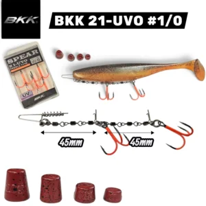 BKK Multi depth chain stinger "Gädda dubbelt" #1/0