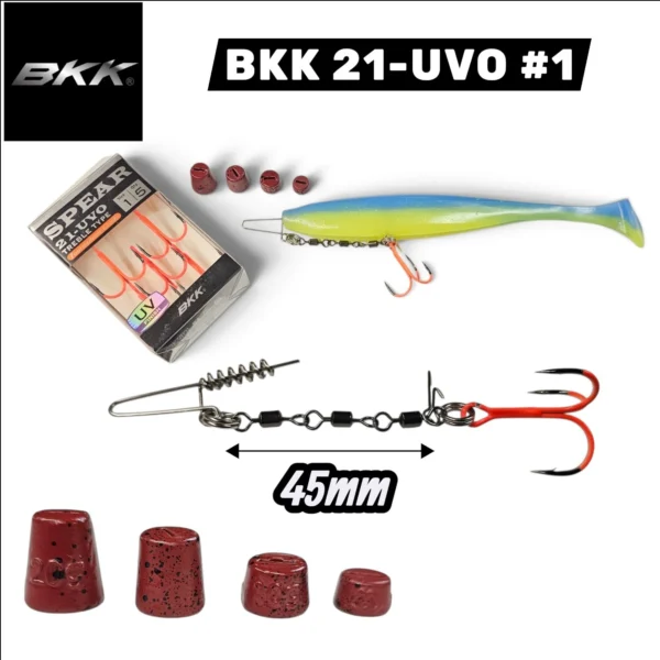 BKK Multi depth chain stinger "Gös enkel" #1