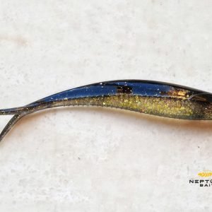 Swallow 7" (18cm) - #101 Black+Gold Glitter UV