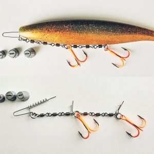 Multi depth chain stinger "Stor gädda dubbelt" UV