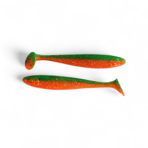 Memel Slim 4" (10cm) - Green+Bloody orange+glitter